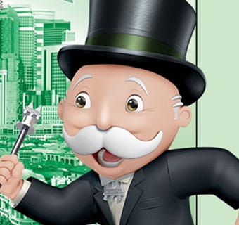 Monopoly Slingo logo.