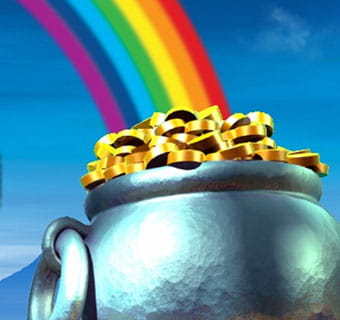 Rainbow Riches logo.