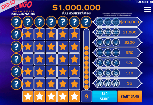 Who Wants to Be a Millionaire game demo
